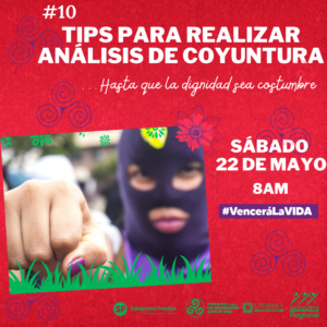 Poster ¿Lucha y disputa política del movimiento social y político colombiano